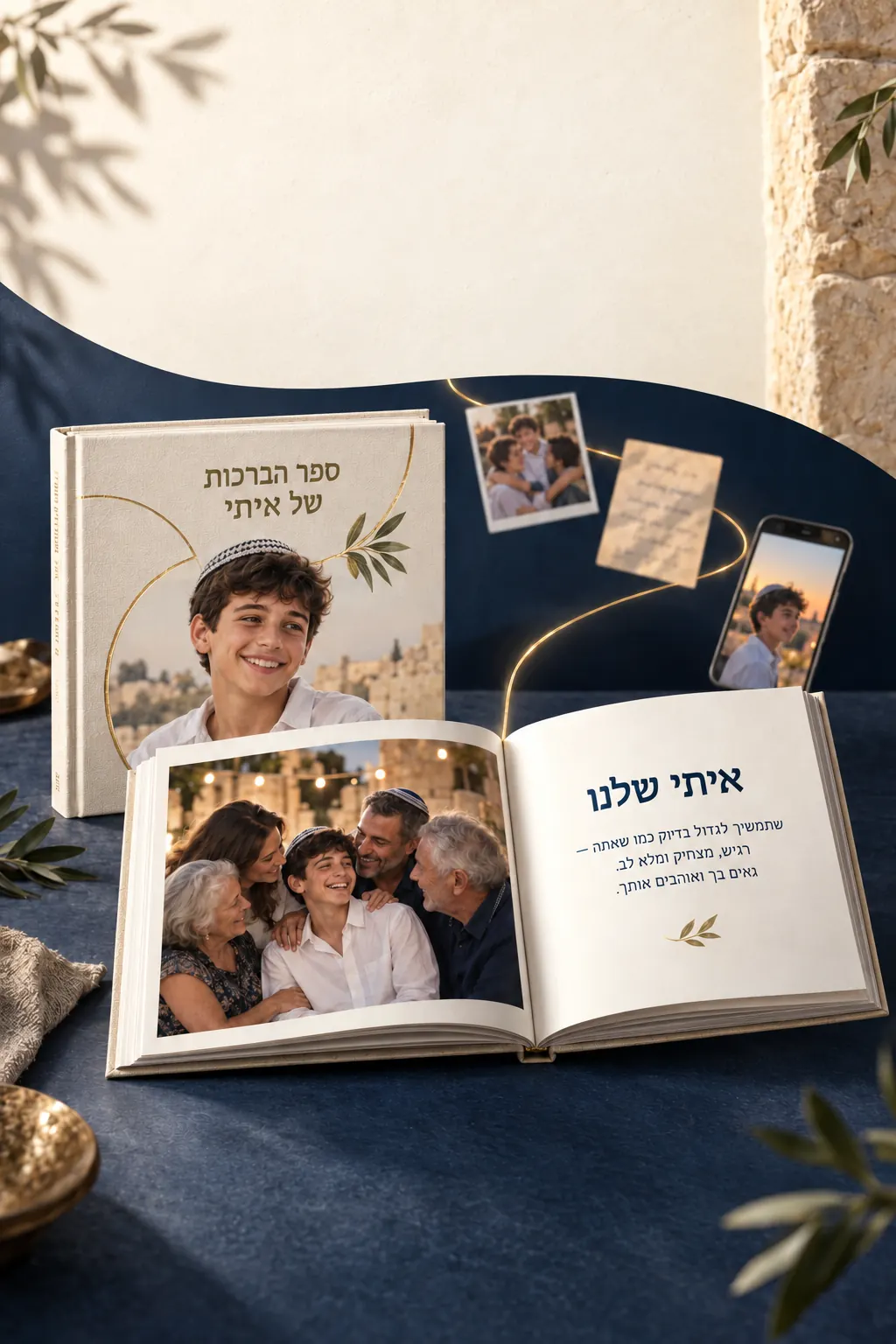 דוגמה מתוך ספר ברכות לבר מצווה