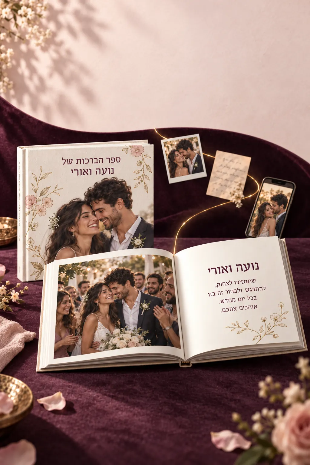דוגמה מתוך ספר ברכות לחתונה